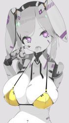 sichinotuki, android, android_girl, big_breasts, bikini
