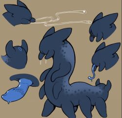 servopilot, 6_legs, anus, blue_body, blue_penis