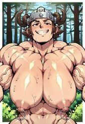 snotlout_jorgenson, how_to_train_your_dragon, how_to_train_your_dragon_2, bara, big_pecs