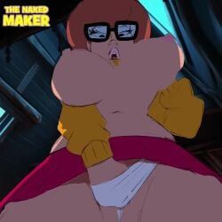 velma_dinkley, hanna-barbera, scooby-doo, the_naked_maker, 1girls