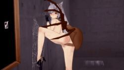 keqing_(genshin_impact), genshin_impact, mugenalien, 1girls, arachnid