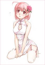 mashiba_mariko, original, kanda_aya, breasts, china_dress