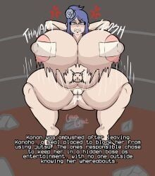 konan, naruto_(series), guavagrunt, 1girls, anger_vein