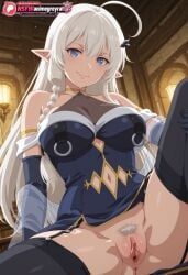merlin, patreon, rakudai_kenja_no_gakuin_musou, 1girl, ahoge