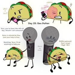 microphone_(ii), taco_(ii), adamationz, inanimate_insanity, object_shows