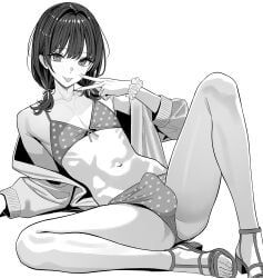 original, turisasu, 1boy, androgynous, armpit_crease
