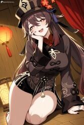 hu_tao_(genshin_impact), genshin_impact, patreon, digitalwaifugallery, 1girl