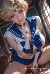 sailor_moon, sailor_uranus, patreon, cassypics, 1girl