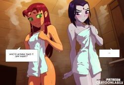 rachel_roth, raven_(dc), starfire, starfire_(comics), starfire_(teen_titans)