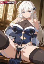 merlin, patreon, rakudai_kenja_no_gakuin_musou, 1girl, ahoge