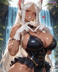 mirko, patreon, 1girl, animal, arm