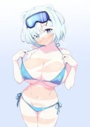 snowshine_(arknights:_endfield), arknights, arknights:_endfield, 1girls, bikini