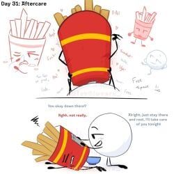 fries_(bfdi), snowball_(bfdi), battle_for_dream_island, battle_for_dream_island_again, bfb