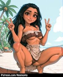 moana, keenopio, 1girl, 1girls, blush