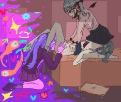 hatsune_miku, deco27, monitoring_(vocaloid), vampire_(vocaloid), rndmpa
