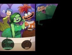 anxiety_(inside_out), disgust_(inside_out), ennui_(inside_out), fear_(inside_out), joy_(inside_out)