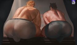varka_(genshin_impact), wriothesley_(genshin_impact), genshin_impact, izeumane, ass