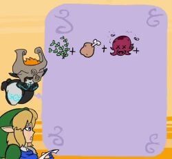 imp_midna, kersie_(impish715), king_harkinian, link, link_(twilight_princess)