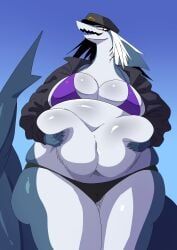 original_character, kaiga_beast1123, 1girls, anthro, big_belly