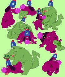 sergeant_hoagie, cartoon_network, chowder_(series), hwantsarts, alligator
