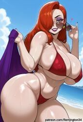 jessica_rabbit, who_framed_roger_rabbit, remington34, 1girl, 1girls