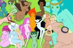 aunt_lolly, betty_grof, bronwyn, candy_people_(at), canyon_(adventure_time)
