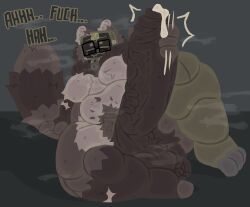 bo_(lou_pancake), lou_pancake, anthro, balls, big_balls