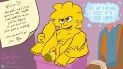 lisa_simpson, the_simpsons, x_(social_media), drules_(artist), 5_fingers