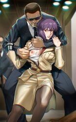 kusanagi_motoko, ghost_in_the_shell, ghost_in_the_shell_stand_alone_complex, azasuke, 1girls
