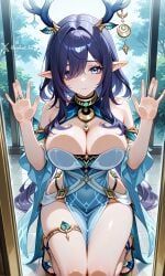 lauma_(genshin_impact), genshin_impact, hoyoverse, hazelnut_bee, 1female