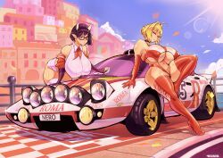 biscione_(fate), nero_claudius_(fate), fate_(series), telrem, 2girls