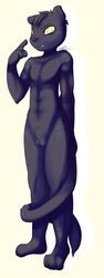 snofu, black_fur, black_leopard, claws, feline