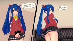 wendy_marvell, fairy_tail, brogus, 1girls, ass
