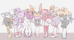 amy_rose, blaze_the_cat, rouge_the_bat, tangle_the_lemur, vanilla_the_rabbit