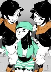 dashie_(derpixon), dimdim_(derpixon), tomtom_(derpixon), mime_and_dash, tacocatiii