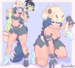 alli_(brawl_stars), willow_(brawl_stars), brawl_stars, bucketred, 2female