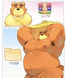 teddy_(animal_crossing), winrar, animal_crossing, nintendo, o-ro