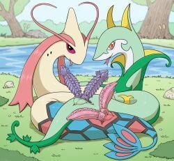 generation_3_pokemon, generation_5_pokemon, milotic, pokemon_(species), serperior