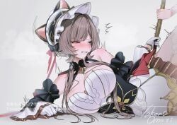 columbina_(genshin_impact), sandrone_(genshin_impact), genshin_impact, takeno_omoti, 1girl