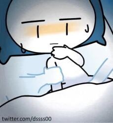 dssss000, blanket, blanket_covering, blanket_grab, covering_mouth