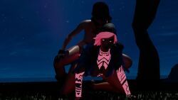 chigusa_(fortnite), nitebeam_(fortnite), fortnite, banningblade, ambiguous_penetration