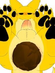 traffic_cone_(changed), skunkyx3, anthro, blush, blush_lines