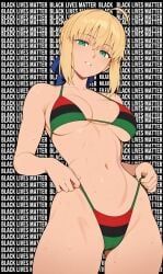 artoria_pendragon, saber, black_lives_matter, blacked, fate/stay_night