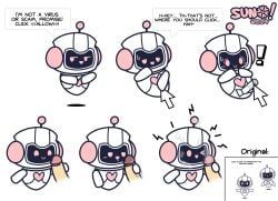 unnamed_character, sunofureiku, <3_eyes, ambiguous_gender, antenna_wire