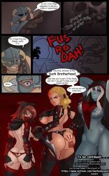 astrid_(skyrim), babette_(skyrim), dovahkiin, dunmer, gabriella_(skyrim)