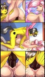 oc, caliluminos, breasts, bronie, dick
