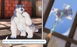 drag'n_wash, nebulaburr_(artist), 4_fingers, 4_toes, animal_genitalia