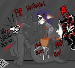 roder_vasquez, angry, anthro, black_body, bodily_fluids