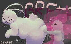 big_fat_stinky_unwashed_sweaty_bunny_(lspagf), lspagf, animal_humanoid, anthro, bent_over