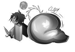 robloxian, two_time, forsaken_(roblox), roblox, 1boy